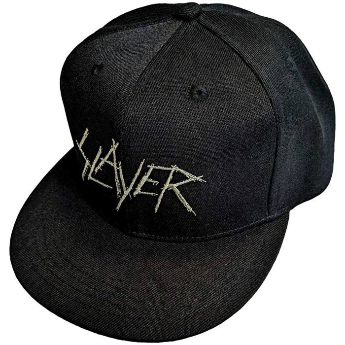 Slayer Unisex Snapback Cap: Scratchy Logo (Črna) 129233