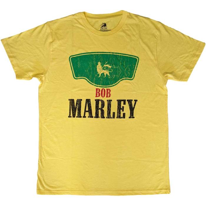 Bob Marley Unisex T-Shirt: Vintage Green Label (rumen) 130015