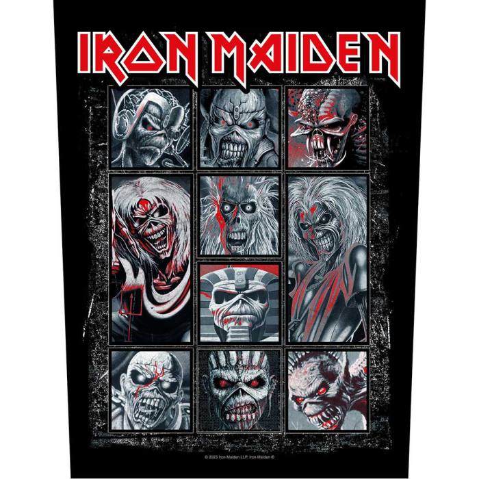 Iron Maiden hrbtni našitek: 10 Eddies 130141
