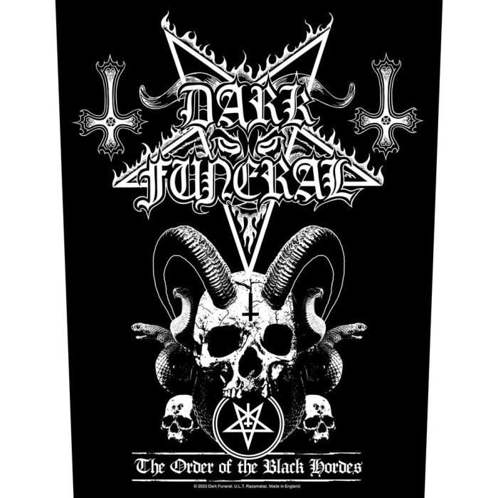 Dark Funeral Hrbtni našitek: Order Of The Black Hordes 130142