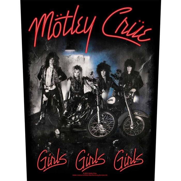 Mötley Crüe Hrbtni našitek: Girls, Girls, Girls 130143