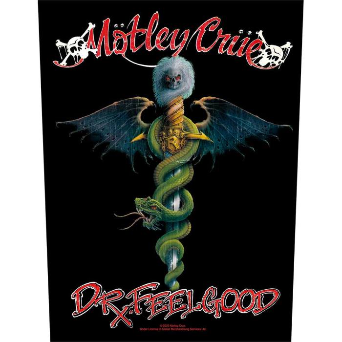 Mötley Crüe Hrbtni našitek: Dr Feelgood 130144