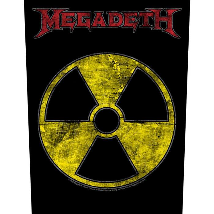 Megadeth Back Patch: Radioactive 130146