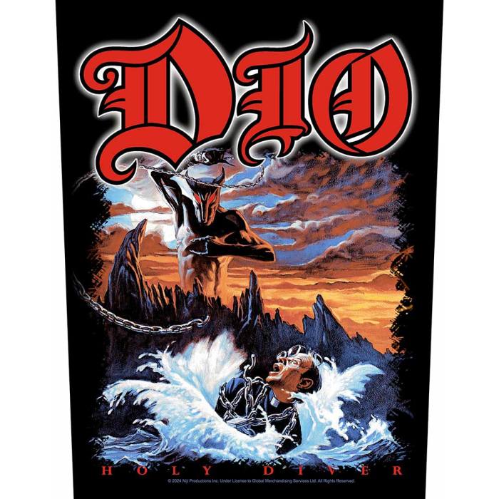 Dio hrbtni našitek Holy Diver 130151