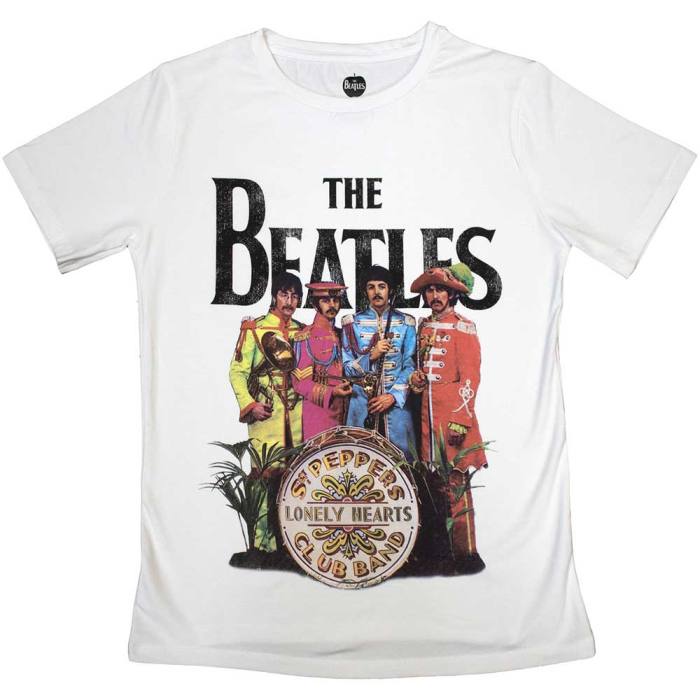 The Beatles Ladies T-Shirt: Sgt Pepper 130209