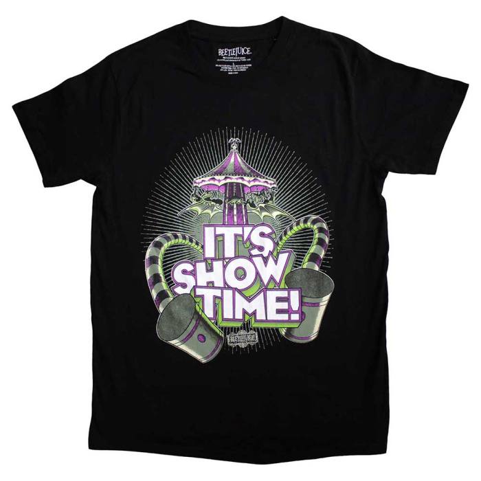Beetlejuice Unisex T-Shirt: It's Showtime Carousel 130227