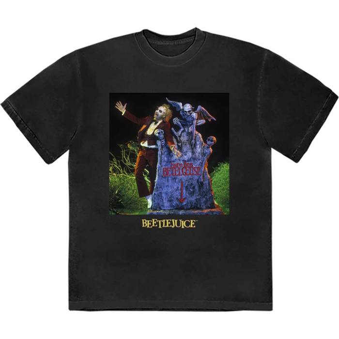 Beetlejuice Unisex T-Shirt: Grave (črna) 130293