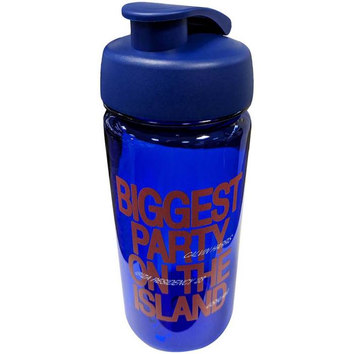 Calvin Harris Water Bottle: Biggest Party (Blue) (Ex-Tour) 130308