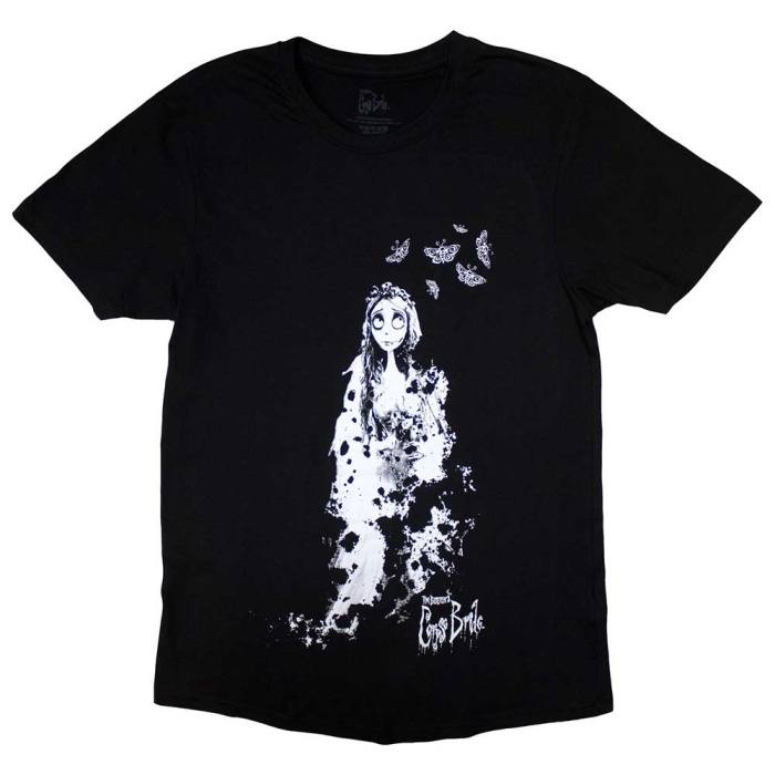Corpse Bride Unisex T-Shirt: Butterflies (črna) 130344