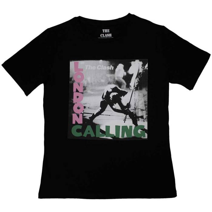 The Clash Ladies T-Shirt: London Calling (črna) 130375