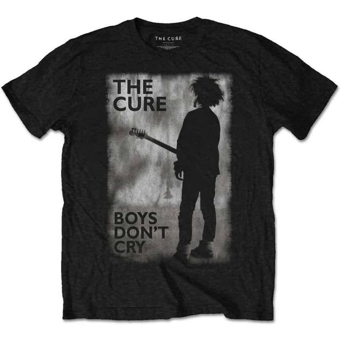 The Cure Kids T-Shirt: Boys Don't Cry Black & White (črna) 130414