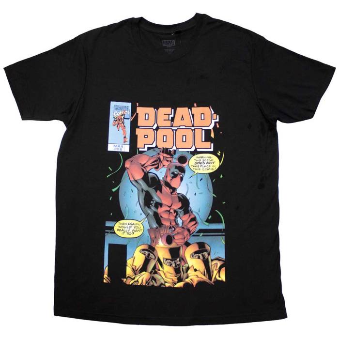 Marvel Comics Unisex T-Shirt: Deadpool Bubble Text 130483