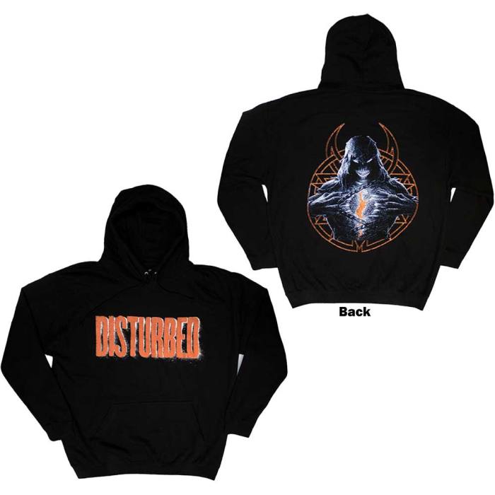 Disturbed Unisex Pullover Hoodie: European Tour '23 The Guy (Back Print & Ex-Tour) 130642