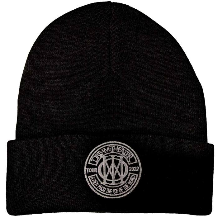 Dream Theater Unisex Beanie Hat: Top Of The World Tour 2022 Logo (Black) (Ex-Tour)  130702