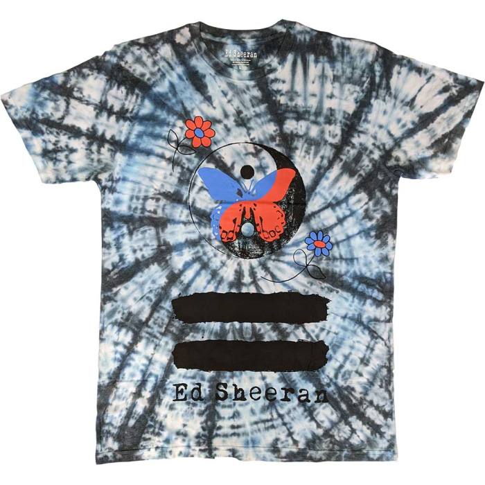 Ed Sheeran Unisex T-Shirt: Yin & Yang Butterfly (Wash Collection) 130739