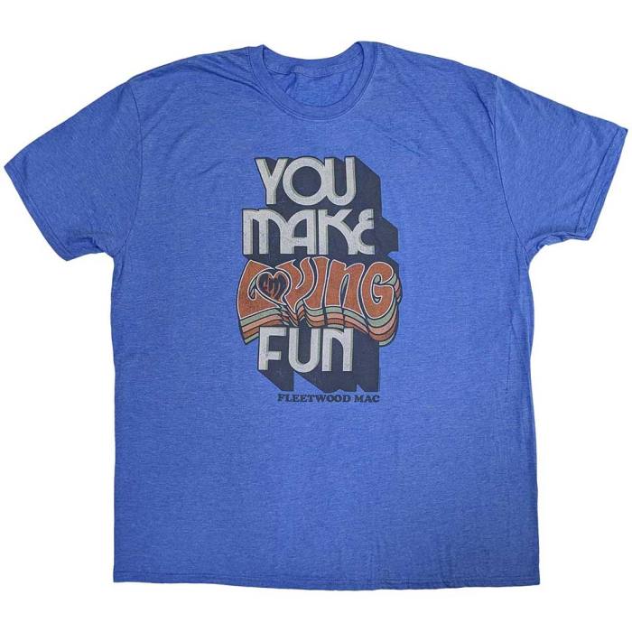 Fleetwood Mac Unisex T-Shirt: You Make Loving Fun (modra) 130824