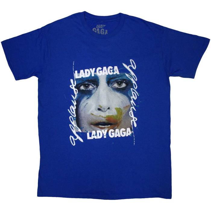 Lady Gaga Unisex T-Shirt: Artpop Facepaint (Modra) 130882