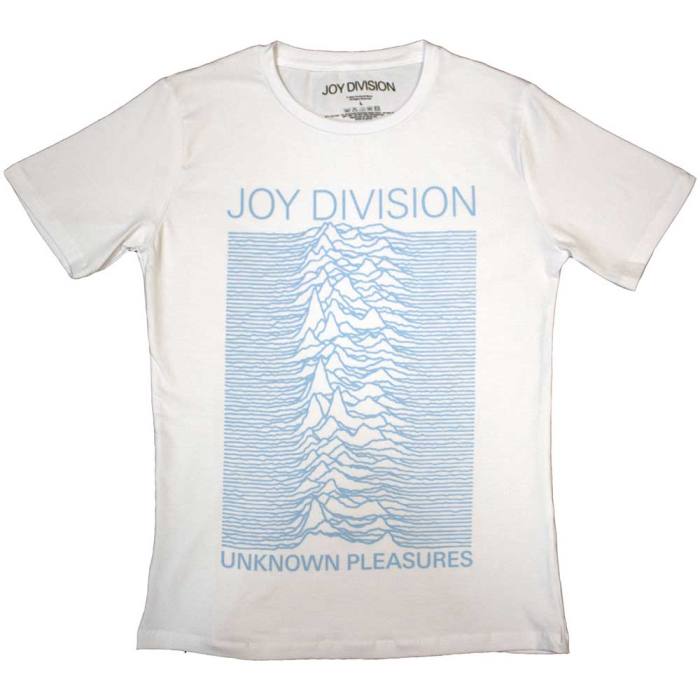 Joy Division Ženski T-Shirt: Unknown Pleasures FP (Bela) 131455