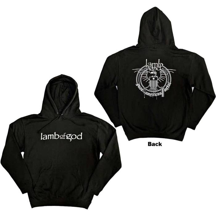 Lamb Of God Unisex Hoodie: Skeleton Eagle (Črna) 131665