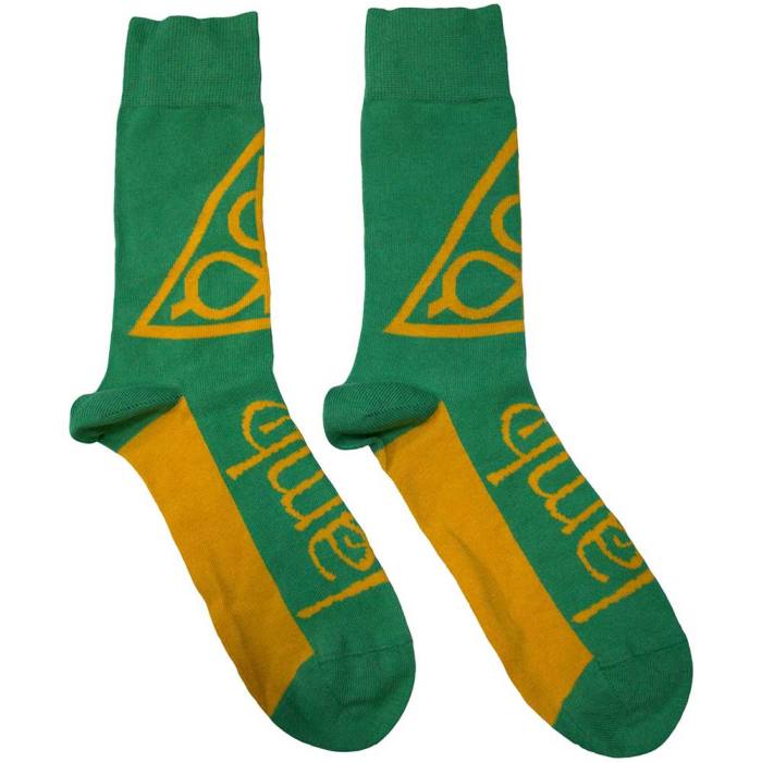 Lamb Of God unisex nizke nogavice Triangle (zelene, UK 7–11) 131680