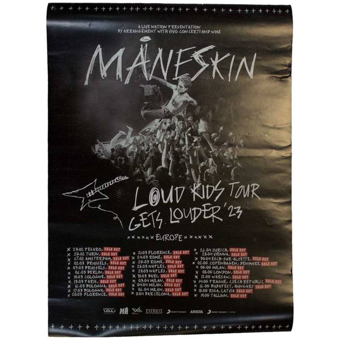 Maneskin  Poster: Loud Kids European Tour  '23 (Ex-Tour) 131944