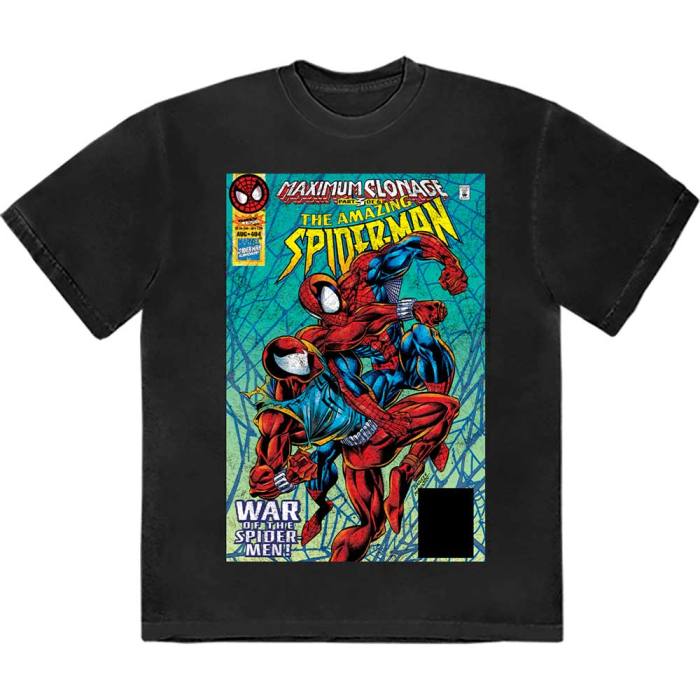 Marvel Comics Unisex T-Shirt: War Of The Spider-Men Comic Cover (Črna) 132115