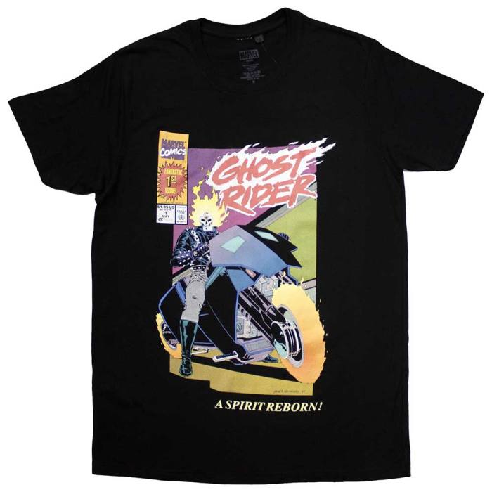 Marvel Comics Unisex T-Shirt: Ghost Rider Spirit Reborn Comic Cover 132139