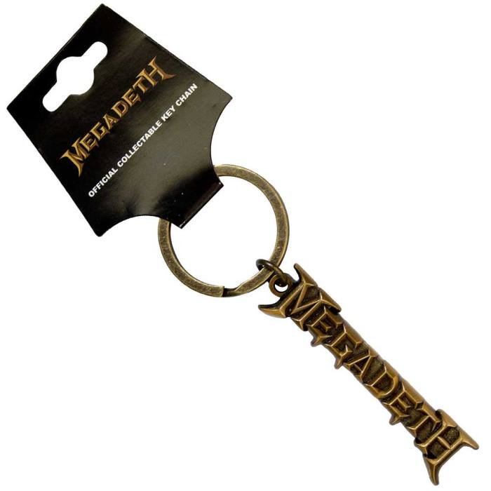 Megadeth obesek za ključe: Gold Logo v2 132293