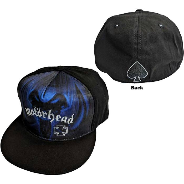 Motorhead Unisex Snapback Cap: Rock 'N' Roll Blue Mono 132423