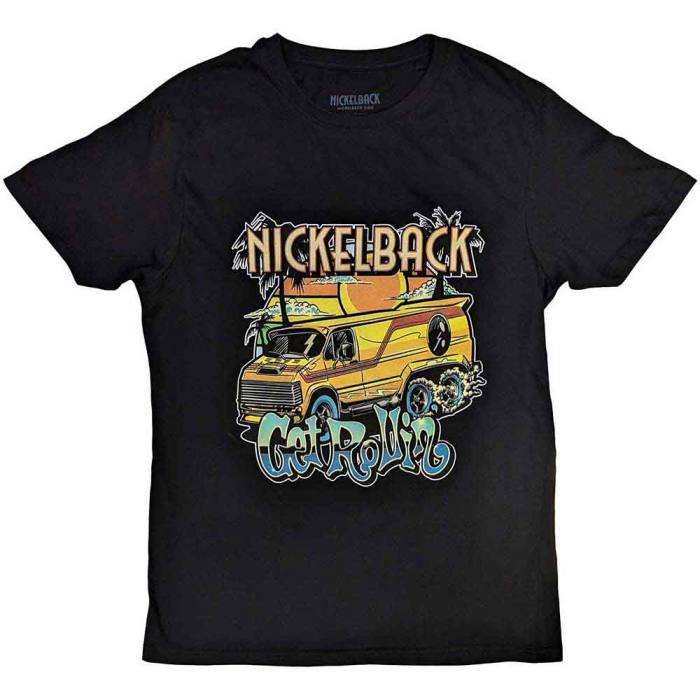 Nickelback Unisex T-Shirt Get Rollin' (črna) 132720