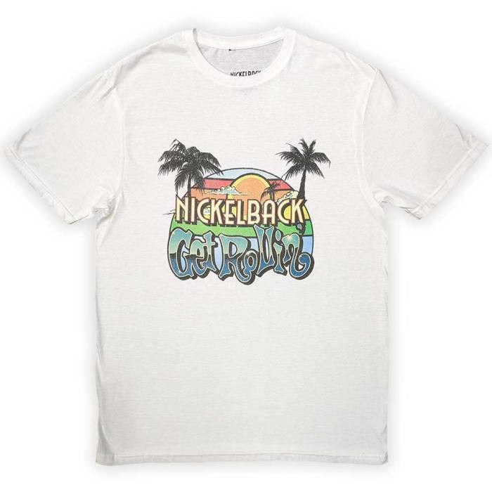 Nickelback Unisex T-Shirt: Get Rollin' Sunset 132744