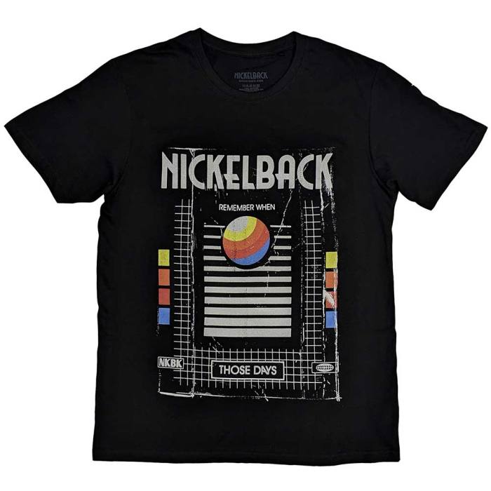 Nickelback Unisex T-Shirt: Those Days VHS 132750