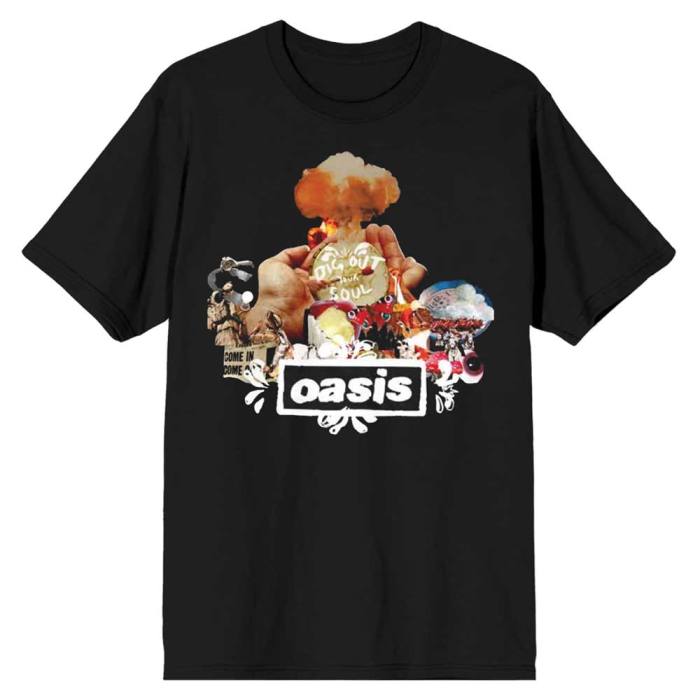 Oasis Unisex T-Shirt: Atomic Collage 132863