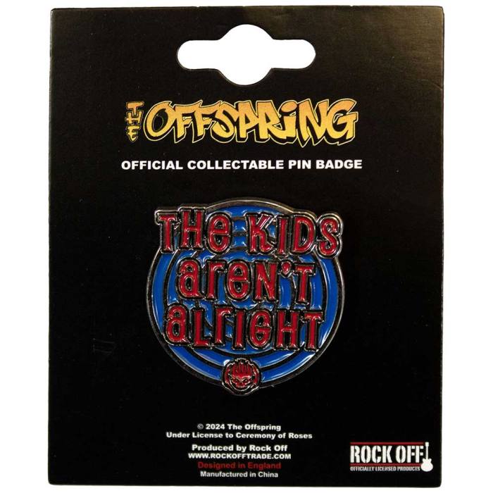 The Offspring Pin Badge: The Kids Aren't Alright 132915