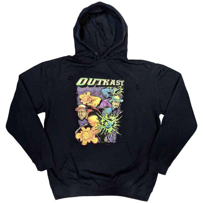 Outkast Unisex Pullover Hoodie: Superheroes (Mornarsko modra) 132930