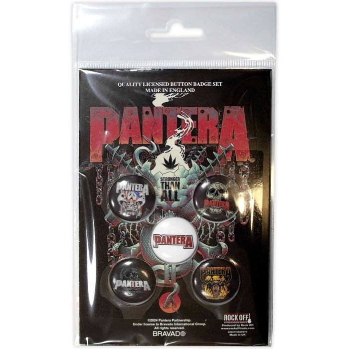 Pantera Button Badge Pack: Snake 133136