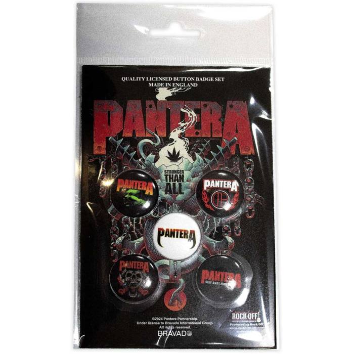 Pantera Button Badge Pack: Stay Away From Me 133137