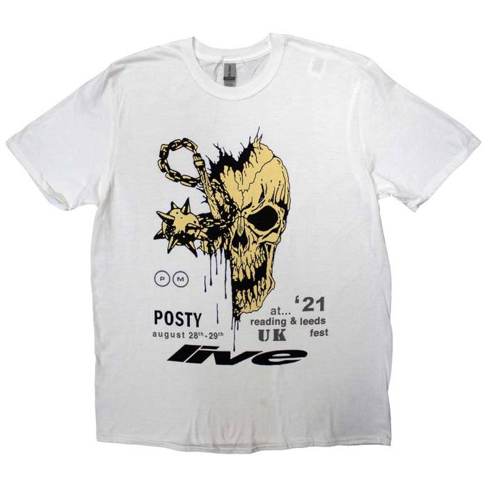 Post Malone Unisex T-Shirt: Leeds & Reading (bela, ex-tour) 133341