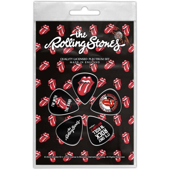The Rolling Stones Plectrum Pack: Tongue 133357