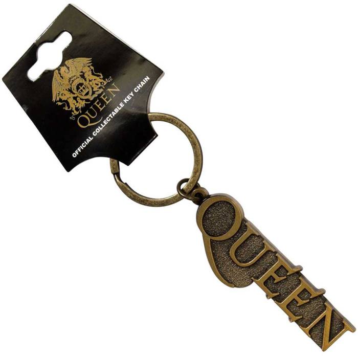 Queen Keychain: Gold Logo 133482