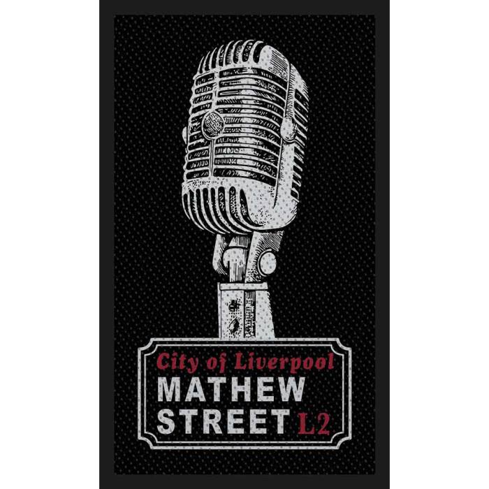 Rock Off standardni našitek Mathew St Mic City Of Liverpool 133635