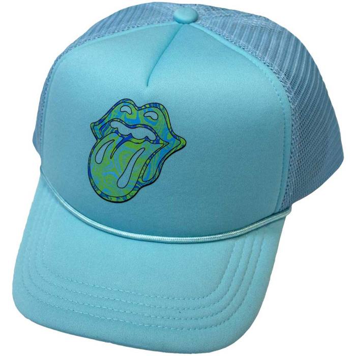 The Rolling Stones Unisex Mesh Back Cap: Psychedelic Tongue 133656