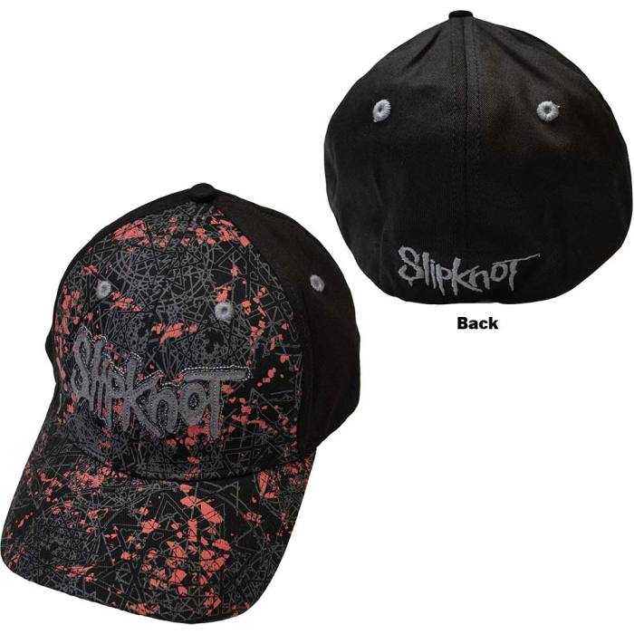 Slipknot Unisex Baseball Cap: Nonagrams Pattern (Črna) (Okrašena) 133839