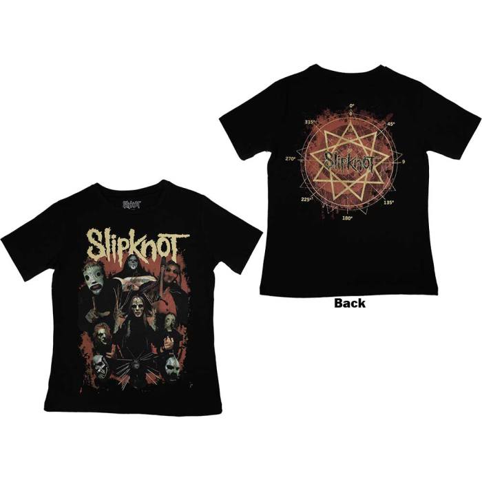 Slipknot Ladies T-Shirt: Come Play Dying Back Print 133867