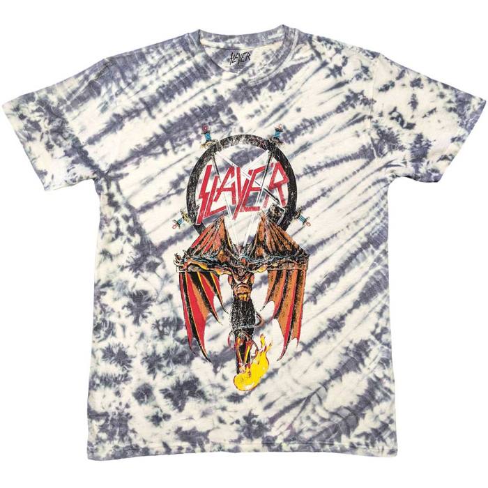 Slayer unisex T-Shirt: Winged Crucifix (Wash Collection) 133901