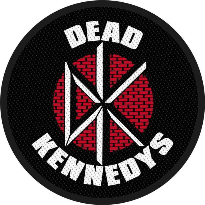 Dead Kennedys standardni tkan našitek DK Logo 134022