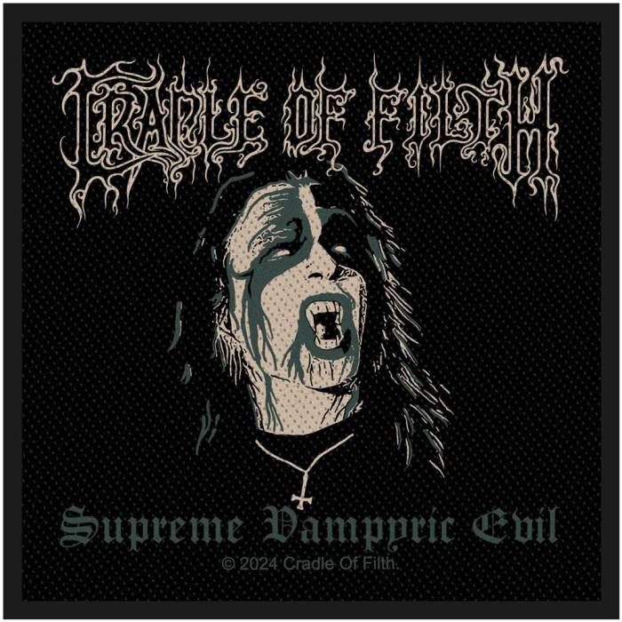 Cradle Of Filth Standard Woven Patch: Supreme Vampyric Evil 134024