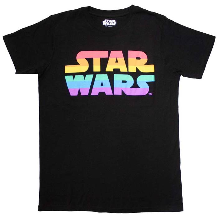 Star Wars Unisex T-Shirt: Rainbow Logo 134117