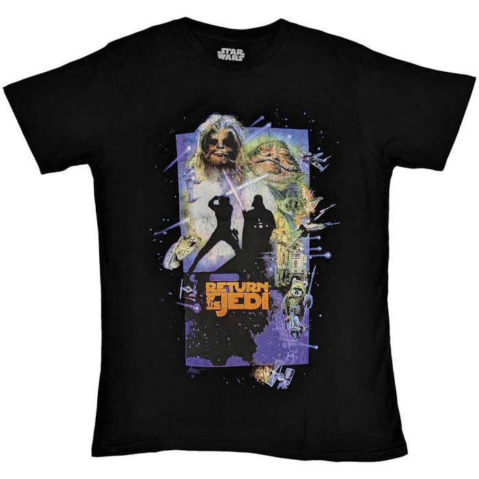 Star Wars Unisex T-Shirt: Return Of The Jedi Poster (Black) 134150