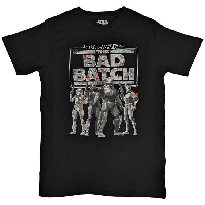 Star Wars Unisex T-Shirt: The Bad Batch (Črna) 134192